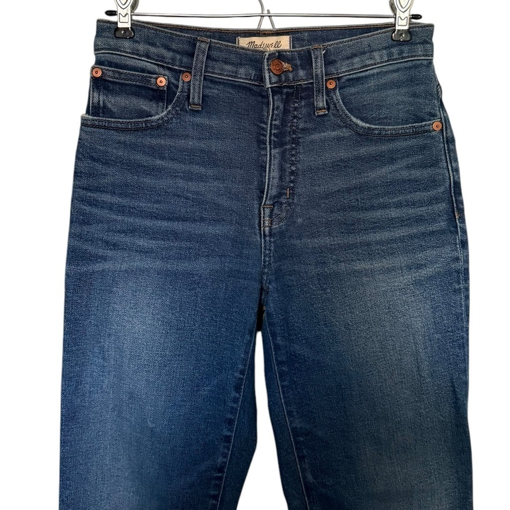 Madewell Mid-Rise Classic Straight Jeans in Carsondale Wash - Picture 3 of 7